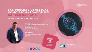 Las Pruebas Genéticas como Biomarcador del Cáncer de mama [upl. by Yrdnal136]