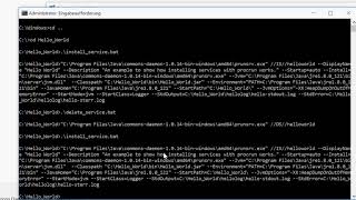 Installing Jar as Service and how to debug Windows [upl. by Asia874]