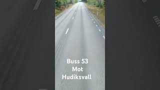 Buss 53 Ljusdal  Hudiksvall [upl. by Tada]