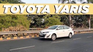 2018 Toyota Yaris Review in India Should you buy one [upl. by Mastat]