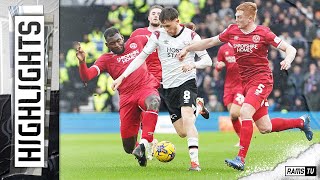 HIGHLIGHTS  Derby County Vs Shrewsbury Town [upl. by Oyr]