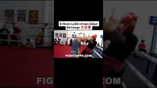 Erickson Lubin drops Edgar Berlanga boxing caneloberlanga edgarberlanga pbc shorts [upl. by Halbert]