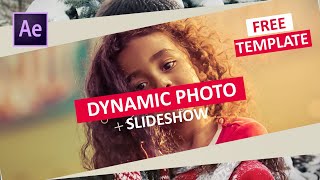 Free Dynamic Photo Slideshow Template  Quick fix  The Effects Guy [upl. by Hamnet]