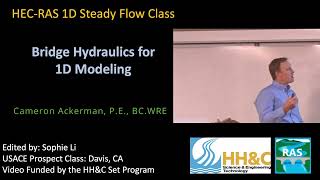 Bridge Hydraulics for 1D Modeling L25 [upl. by Mloclam]