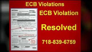 ECB Violations  Help Right Now for Your ECB Violation and ECB Violations [upl. by Eceinhoj589]