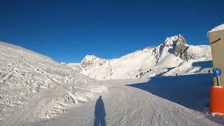 Piste Roc Du Diable amp Ours Blue La PlagneParadiseski Bellecote area [upl. by Ydnab]