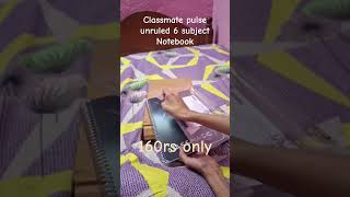 Classmate pulse unruled 6 subject notebook notebook [upl. by Anialam]