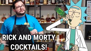 6 Rick And Morty Themed Cocktails [upl. by Ahtennek309]