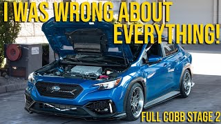 2023 Subaru WRX Goes Full Cobb Completely Changed my opinion on the New WRX [upl. by Demetre669]