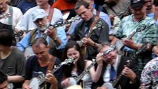 59 Banjoists Play Foggy Mountain Breakdown for Guinness [upl. by Volnak797]