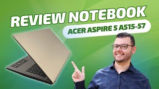 Notebook Acer Aspire 5 A51557 Intel i512450H review  58W1 53Z5 57T3 [upl. by Htebasyle524]