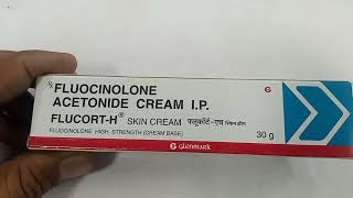 Flucort H Cream  Fluocinolone Acetonide Cream  Flucort H Skin Cream uses Benefit Review Hindi [upl. by Byler]