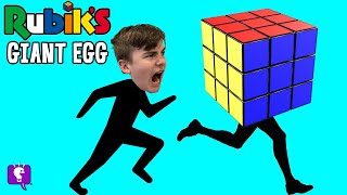 Biggest RUBIKs CUBE SURPRISE EGG by HobbyFamilyTV [upl. by Kolodgie]