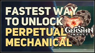 Fastest shortcut way to unlock Perpetual Mechanical Array Genshin Impact [upl. by Lear766]