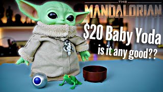 20 Baby Yoda from Costco is it any good The Mandalorian  The Child Review [upl. by Anassor]