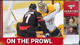 Ottawa Senators Shuffle Lines Swap Goalies Ahead Of Game vs Nashville Predators [upl. by Noryahs]