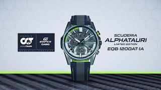 Casio Edifice Scuderia AlphaTauri  Limited Edition EQB 1200AT  Official Video [upl. by Laehcimaj]