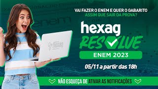 Gabarito Enem 2023  1° dia  Hexag Resolve [upl. by Aiet]