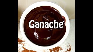 como hacer ganache de chocolate super fácil [upl. by Auqinahs771]