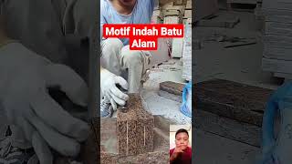 Motif Indah Batu Alam Dihasilkan Dari sini batualam motifbatu [upl. by Novy895]