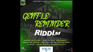 Gentle Reminder Riddim Mix 2023 Dunger Lee Shawn Ice Digital Sham Mc Pattexx x Drop Di Riddim [upl. by Nalla]