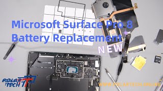 Microsoft Surface Pro 8 Battery Replacement [upl. by Etteniotnna341]