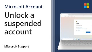 How to unlock a suspended Microsoft account  Microsoft [upl. by Faulkner887]