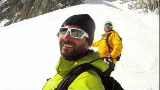 freeskiing steep petit mont blancmov [upl. by Ibur]