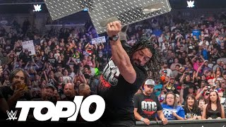 Roman Reigns’ greatest SmackDown moments WWE Top 10 Sept 22 2024 [upl. by Navac]