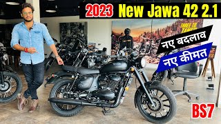 2023 New Jawa 42 21 BS7 Model😍Detailed Review  Mileage  price  Features  Better Than Classic🔥 [upl. by Constantia]