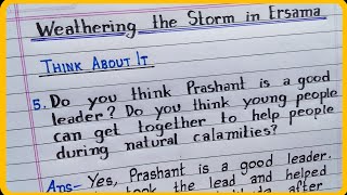 NCERT  Class  9  Weathering the Storm in Ersama  Do you think Prashant is a good leader [upl. by Burnight]