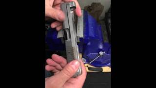 Sig Sauer SP2022 Internal Extractor Removal [upl. by Erina]