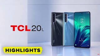 TCL reveals 20L and 20L Plus First phone with polarization display [upl. by Einahpet756]