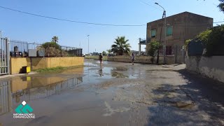 Schiavonea emergenza bomba d’acqua conta dei danni [upl. by Haelak498]