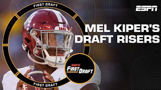 Mel Kipers top RISERS on his NFL Mock Draft Big Board  First Draft 🏈 [upl. by Novyar194]