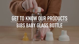 Get to know our products  BIBS Baby Glass Bottle [upl. by Alebasi]