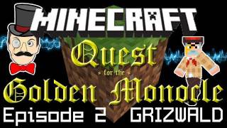 Minecraft Adventure Professor Grizwald and the Redstone Keys  Quest for the Golden Monocle PART 2 [upl. by Rolfe]