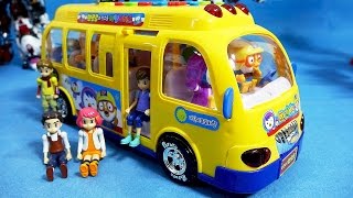 Pororo bus 뽀로로 버스 친구들과 카봇 또봇 카 장난감 Pororo bus amp Tobot toys [upl. by Meeks]