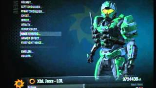 Halo Reach Buying All Armor Part 1 [upl. by Magnien960]