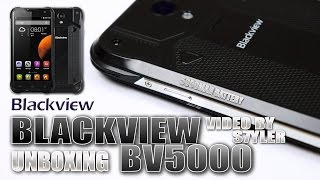 Blackview BV5000 Unboxing Stylish RuggedOutdoor smartphone  Video by s7yler [upl. by Siro]