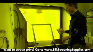 How to Screen Print  Degreasing  Detailed instruction  Screen Printing 101 DVD pt 13 [upl. by Rochette]