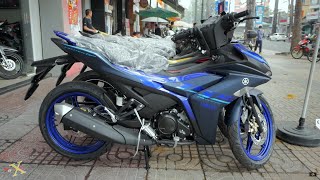 Yamaha Exciter 155 VVA 2022  Xanh GP  Blue GP  Y16ZR 2022  Walkaround [upl. by Ulla]