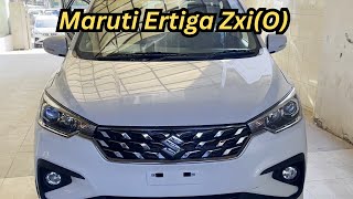 Maruti Ertiga ZXIO 2024  Detail Comparison  Walkaround with On Road Price  New Ertiga [upl. by Ainerbas252]