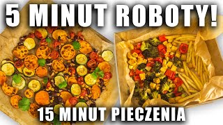 Proste OBIADY Z BLASZKI 5 min roboty  15 min pieczenia [upl. by Nimrac]