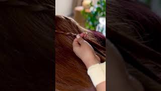 ASMR Hair Braiding for Deep Sleep and Relaxation asmr asmrnotalking asmrrealperson [upl. by Tsan]