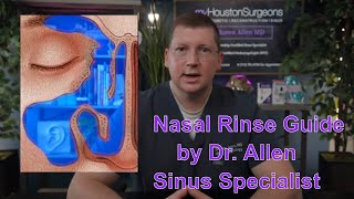 How To Rinse Your Nose Properly  Everything You Need To Know  Dr Allen  Sinus Specialist [upl. by Yeliab827]