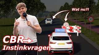 Instink vragen CBR Auto Theorie Vragen 2024 [upl. by Klement]