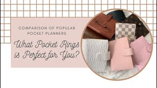 What Pocket Planner is Perfect For You  A Comparison of Popular Pocket Planners [upl. by Ahseneuq]