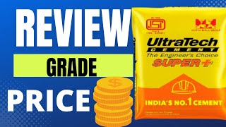 Ultratech super plus cement price amp grade  ultratech super cement grade amp quailty  kaise hai [upl. by Eniahpets]