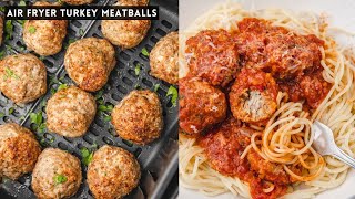 Air Fryer Turkey Meatballs [upl. by Maziar351]